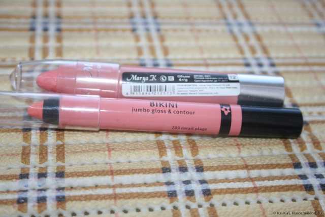 Помада-карандаш для губ Marya K Glossy tint lip sheen - фото