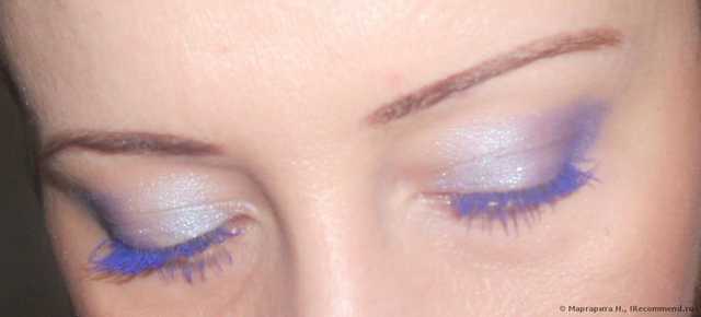 Тушь для ресниц Golden Rose mascara volume голубая - фото