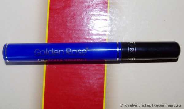 Тушь для ресниц Golden Rose mascara volume голубая - фото