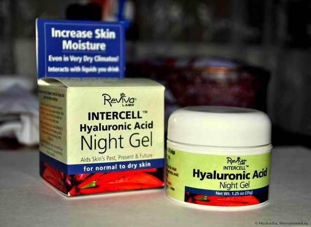 Гель для лица Reviva Labs InterCell Hyaluronic Acid Night Gel (ночной с гиалуроновой кислотой) - фото
