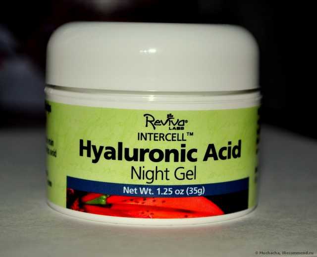 Гель для лица Reviva Labs InterCell Hyaluronic Acid Night Gel (ночной с гиалуроновой кислотой) - фото