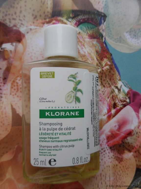 Шампунь Klorane Тонизирующий шампунь с мякотью цитрона для блеска волос - фото