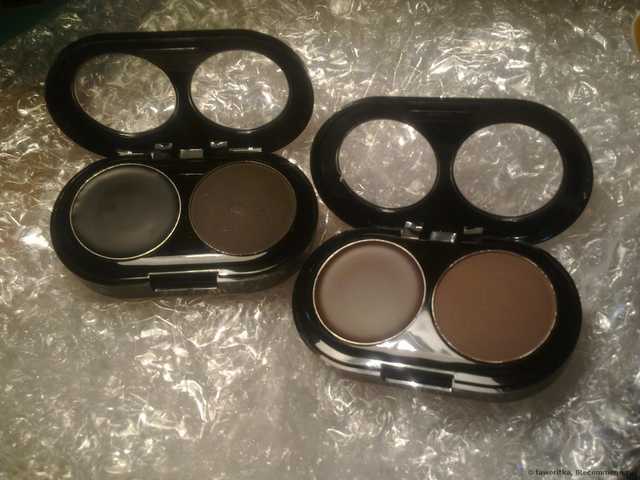 Тени для бровей Tinydeal 2-in-1 Brow Powder Shaping Eyebrow &amp;Eyeliner Makeup Set Cosmetics for Girls Women HCI-134159 - фото