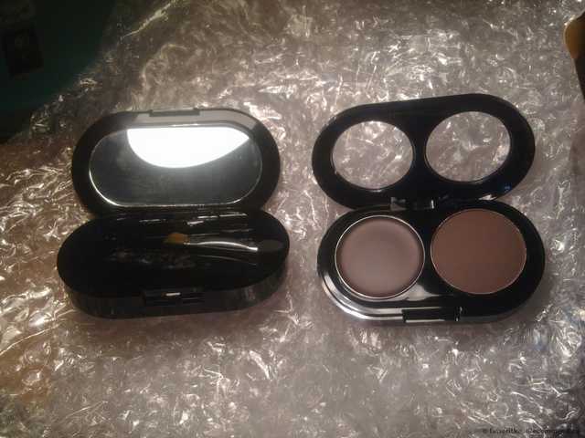 Тени для бровей Tinydeal 2-in-1 Brow Powder Shaping Eyebrow &amp;Eyeliner Makeup Set Cosmetics for Girls Women HCI-134159 - фото