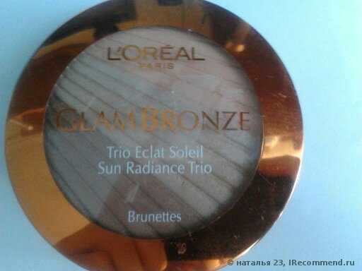 Компактная пудра L'OREAL Glam Bronze for Brunettes - фото