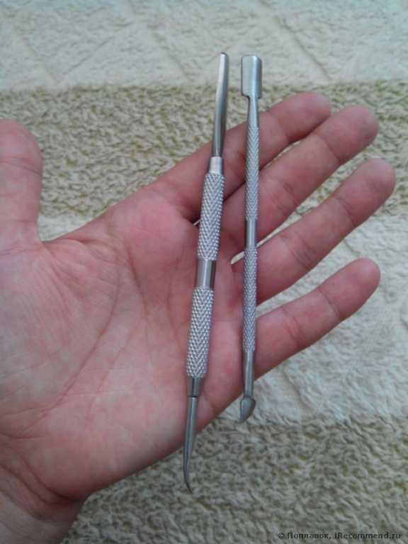Кусачки Aliexpress    Stainless Steel Nail Tool Cuticle Nipper Spoon Cuticle Pusher Remover Cutter Clipper - фото