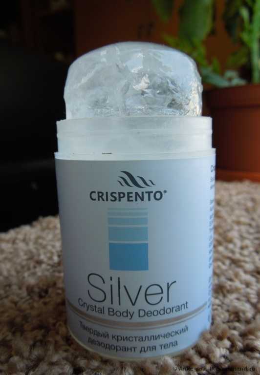Део-кристалл Crispento Crystal Body Deodorant Silver - фото