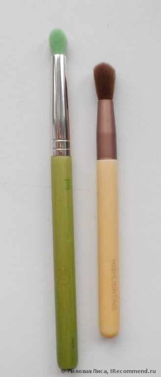 Кисти для макияжа Bdellium Tools Green Bambu Series, Smoky Eyes, 5 Piece Brush Set - фото