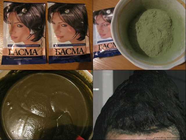 Краска для волос Басма Иранская натуральная - фото