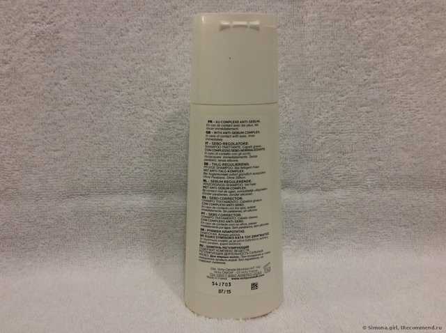 Дерматологический шампунь для волос Vichy Dercos Sebo Correcteur Oil control (для жирных волос) - фото