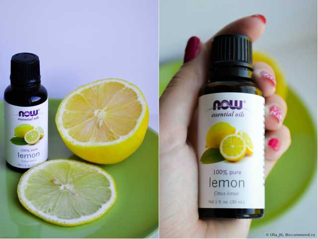 Эфирное масло Now Foods Organic Essential Oils, Lemon, 1 fl oz (30 ml) - фото