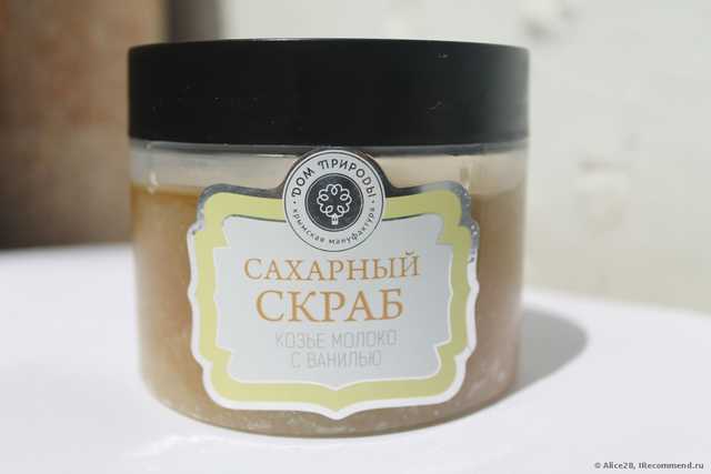 Скраб для тела Крымская мануфактура "Дом природы" Козье молоко с ванилью - фото