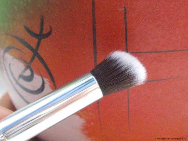 Кисти для макияжа Buyincoins Silver Soft Synthetic Small Cosmetic Blending Foundation Concealer Brushes Set 01 - фото