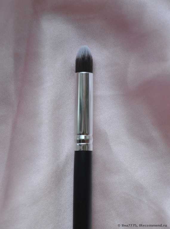 Кисти для макияжа Buyincoins Silver Soft Synthetic Small Cosmetic Blending Foundation Concealer Brushes Set 01 - фото