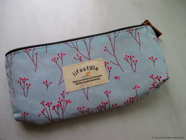 Косметичка Aliexpress   Hot Sale New Flower Floral Pencil Pen Canvas Case Cosmetic Makeup Tool Bag Storage Pouch Purse - фото