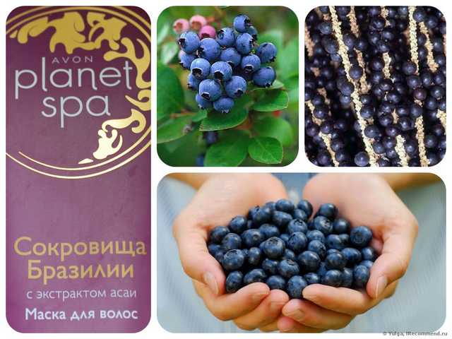 Маска для волос Avon Сокровища Бразилии с экстрактом асаи Planet spa - фото
