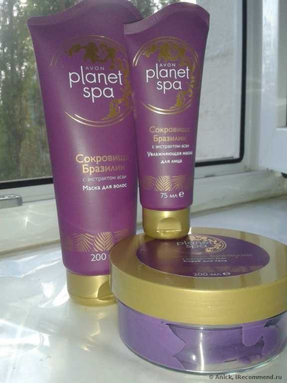 Маска для волос Avon Сокровища Бразилии с экстрактом асаи Planet spa - фото