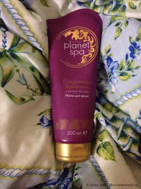 Маска для волос Avon Сокровища Бразилии с экстрактом асаи Planet spa - фото