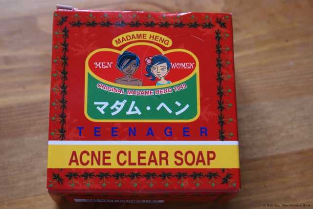 Мыло для проблемной кожи лица Madame Heng Acne clear soap - фото