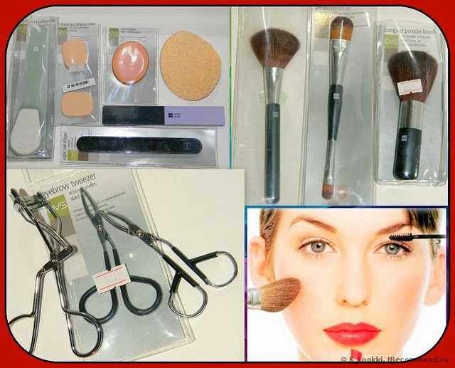 Кисть для тональной основы макияжа и консилера QVS perfection brush - фото