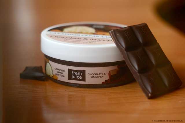 Скраб для тела Fresh Juice Chocolate & Marzipan - фото