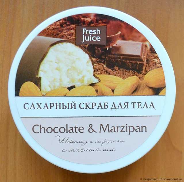 Скраб для тела Fresh Juice Chocolate & Marzipan - фото