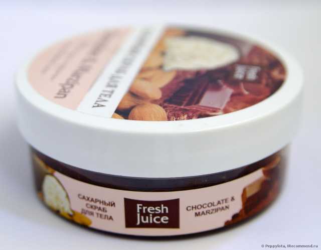 Скраб для тела Fresh Juice Chocolate & Marzipan - фото