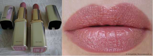 здесь у меня на губах тон №340 Loreal Color Riche PRALINE CRISTAL