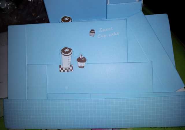 Кейс для хранения косметики Aliexpress Desktop DIY Paper Storage Box - фото