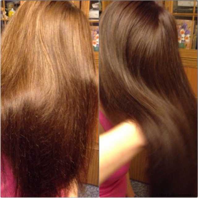 "До" - волосы окрашены Карал Бако 6.01+6.18, с момента окрашивания прошло почти 2 месяца и "после" оттенок 6.25, волосы сразу после окрашивания
