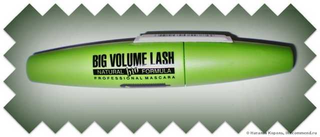 Тушь для ресниц Eveline big volume lash Natural bio formula - фото