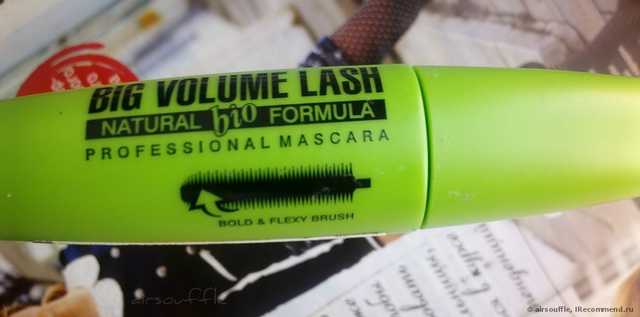 Тушь для ресниц Eveline big volume lash Natural bio formula - фото