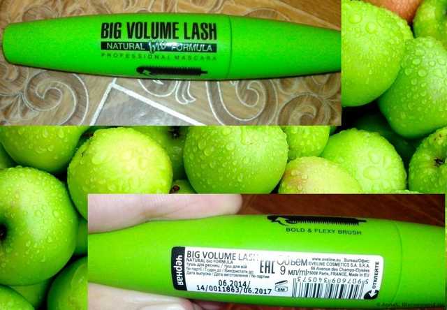 Тушь для ресниц Eveline big volume lash Natural bio formula - фото
