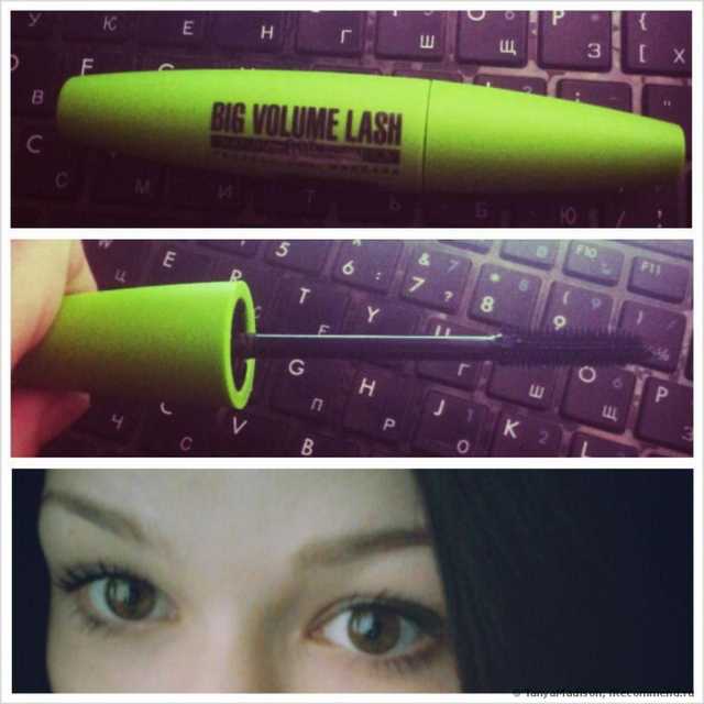 Тушь для ресниц Eveline big volume lash Natural bio formula - фото