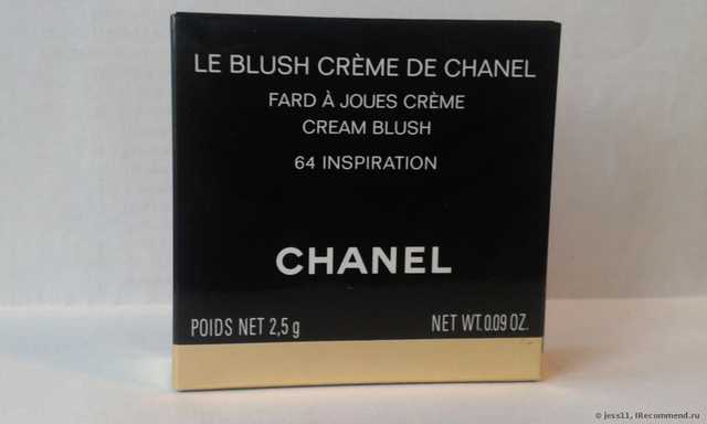 Кремовые румяна Chanel Le Blush Creme De - фото