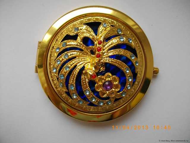 Зеркало Tinydeal Chinese Culture Characteristic Exquisite Golden Compact Mirror Favor Mirrow looking Glass - Assorted Color & Pattern FCE-39741 - фото