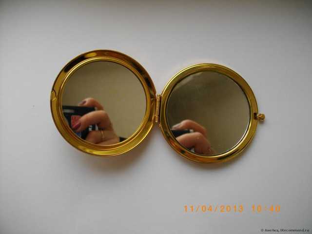 Зеркало Tinydeal Chinese Culture Characteristic Exquisite Golden Compact Mirror Favor Mirrow looking Glass - Assorted Color & Pattern FCE-39741 - фото