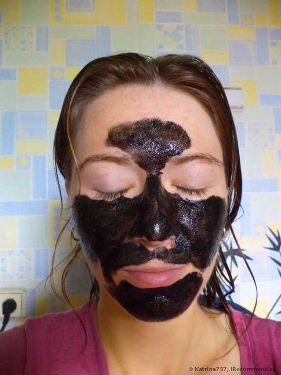 Маска-пленка для кожи лица Deep Cleaning Skin Blackhead Removal Acne Treatment Black Mud Face Mask Pilaten - фото