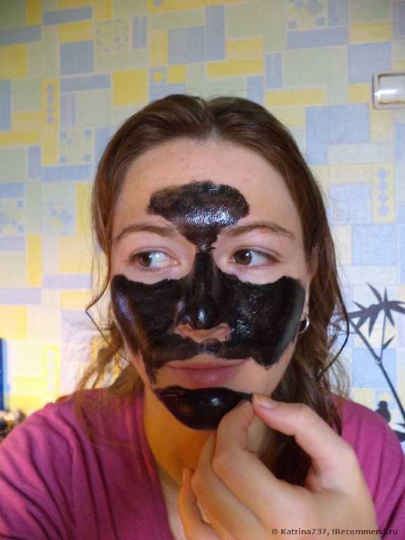 Маска-пленка для кожи лица Deep Cleaning Skin Blackhead Removal Acne Treatment Black Mud Face Mask Pilaten - фото