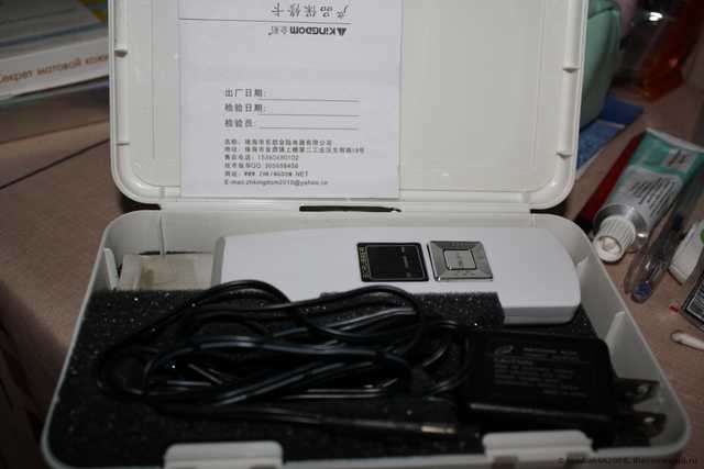 Аппарат для ультразвуковой чистки лица Silver Fox KD-8020 - фото
