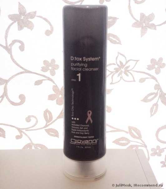 Гель для умывания Giovanni D:tox System Purifying Facial Cleanser Step 1 - фото