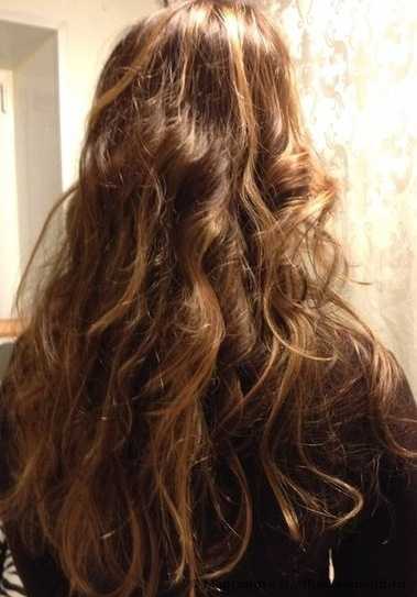 Завивка волос утюжком в салоне - фото