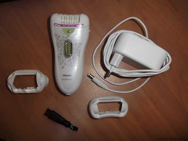 Комплектация эпилятора Philips HP 6570