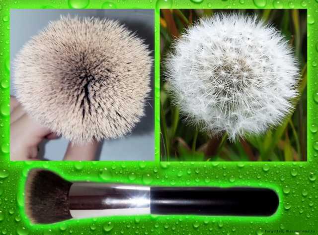 Кисть для макияжа Buyincoins Silver Soft Synthetic Large Cosmetic Blending Foundation Makeup Brush 01 - фото