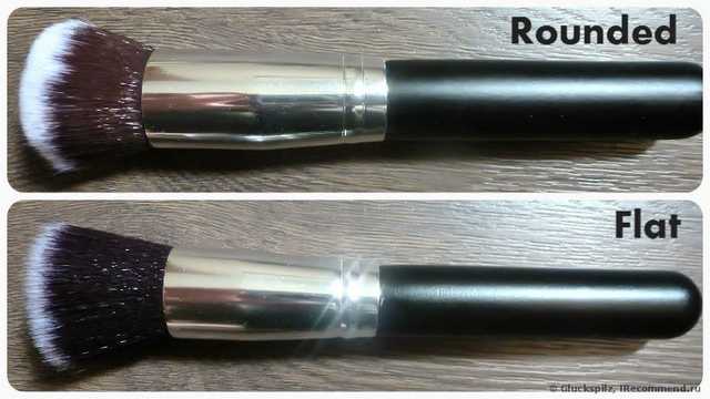 Кисть для макияжа Buyincoins Silver Soft Synthetic Large Cosmetic Blending Foundation Makeup Brush 01 - фото