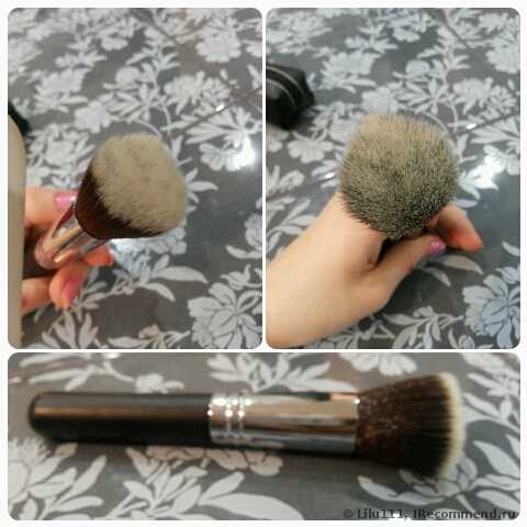 Кисть для макияжа Buyincoins Silver Soft Synthetic Large Cosmetic Blending Foundation Makeup Brush 01 - фото