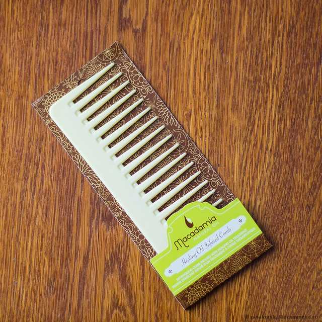Гребень Macadamia Natural Oil Healing Oil Infused Comb - фото