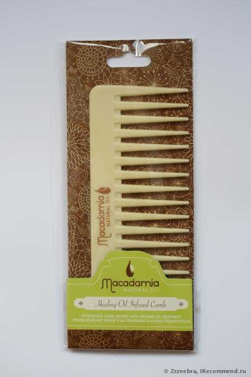 Гребень Macadamia Natural Oil Healing Oil Infused Comb - фото