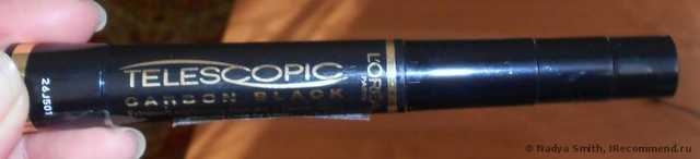 Тушь для ресниц L'OREAL Telescopic Carbon Black - фото