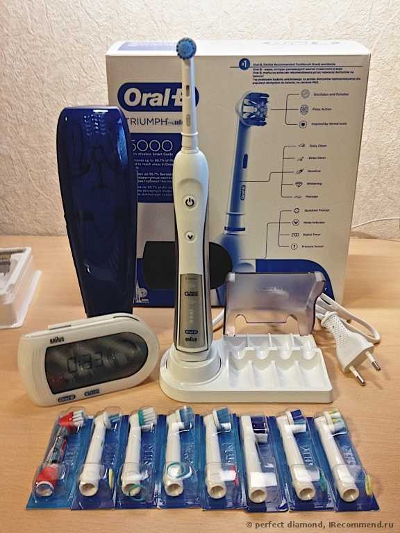 Электрическая зубная щетка Braun  Oral-B Triumph 5000 - фото